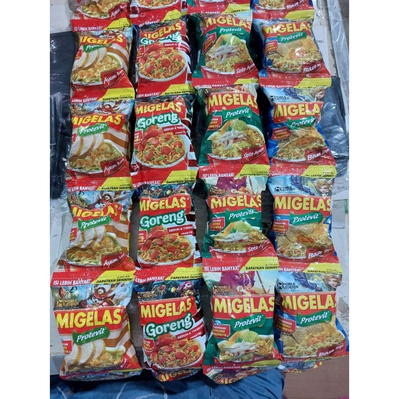 Jual Migelas 30 Gr Mie Gelas Sachet Mi Gelas Seduh Rasa Ayam Bawang