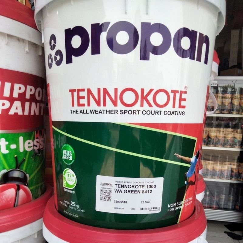 Jual Cat Lapangan Tennokote Green Pail Shopee Indonesia 2115