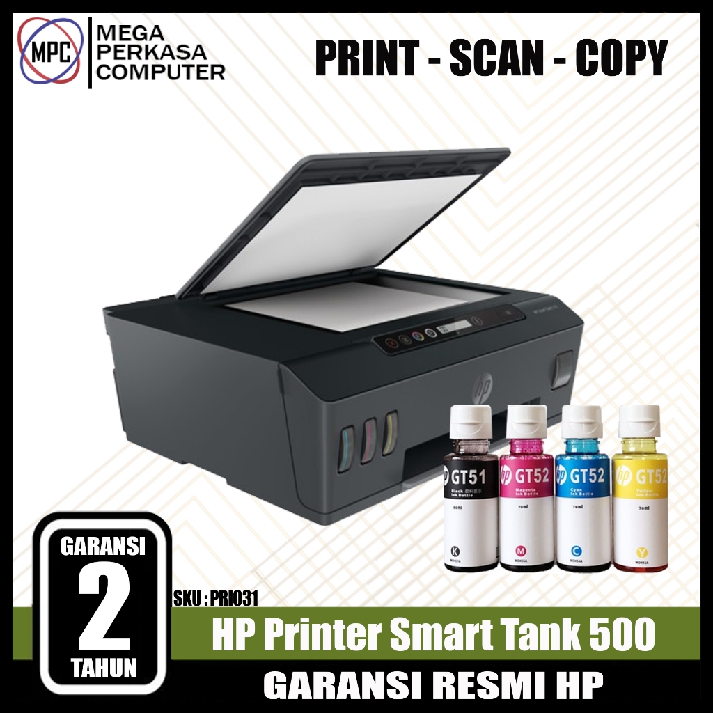 Jual Printer HP Smart Tank 500 All-in-One - 100% ORIGINAL | Shopee