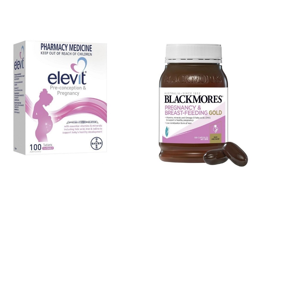 Jual Elevit Preconception & Pregnancy 100 tablets/Blackmores Pregnancy