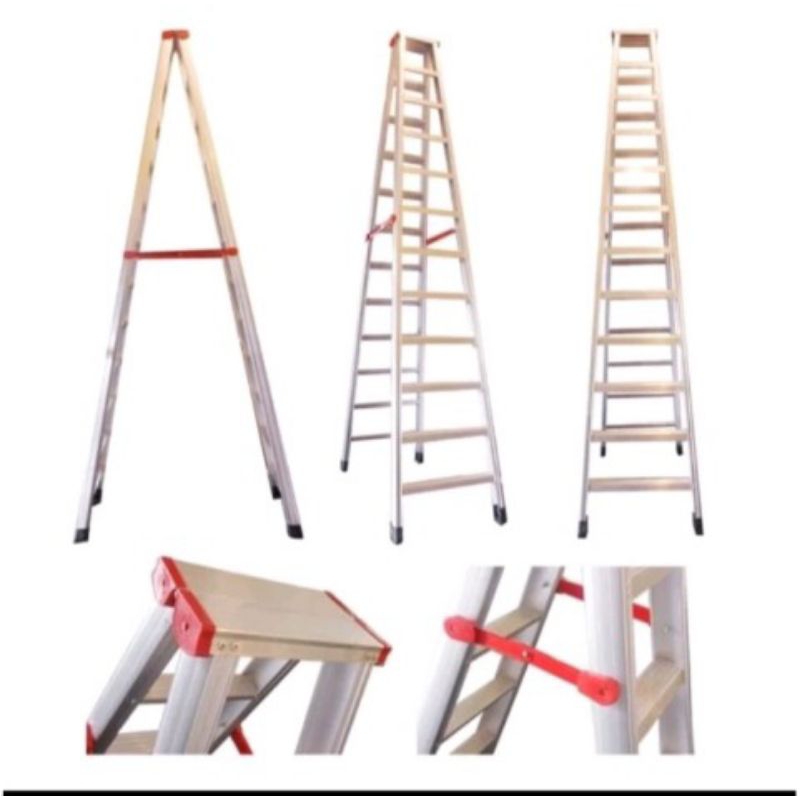 Jual Tangga Lipat 3 Meter/Tangga Lipat Original | Shopee Indonesia