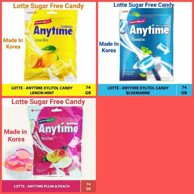 Jual Lotte Anytime Sugar Free Candy | Shopee Indonesia