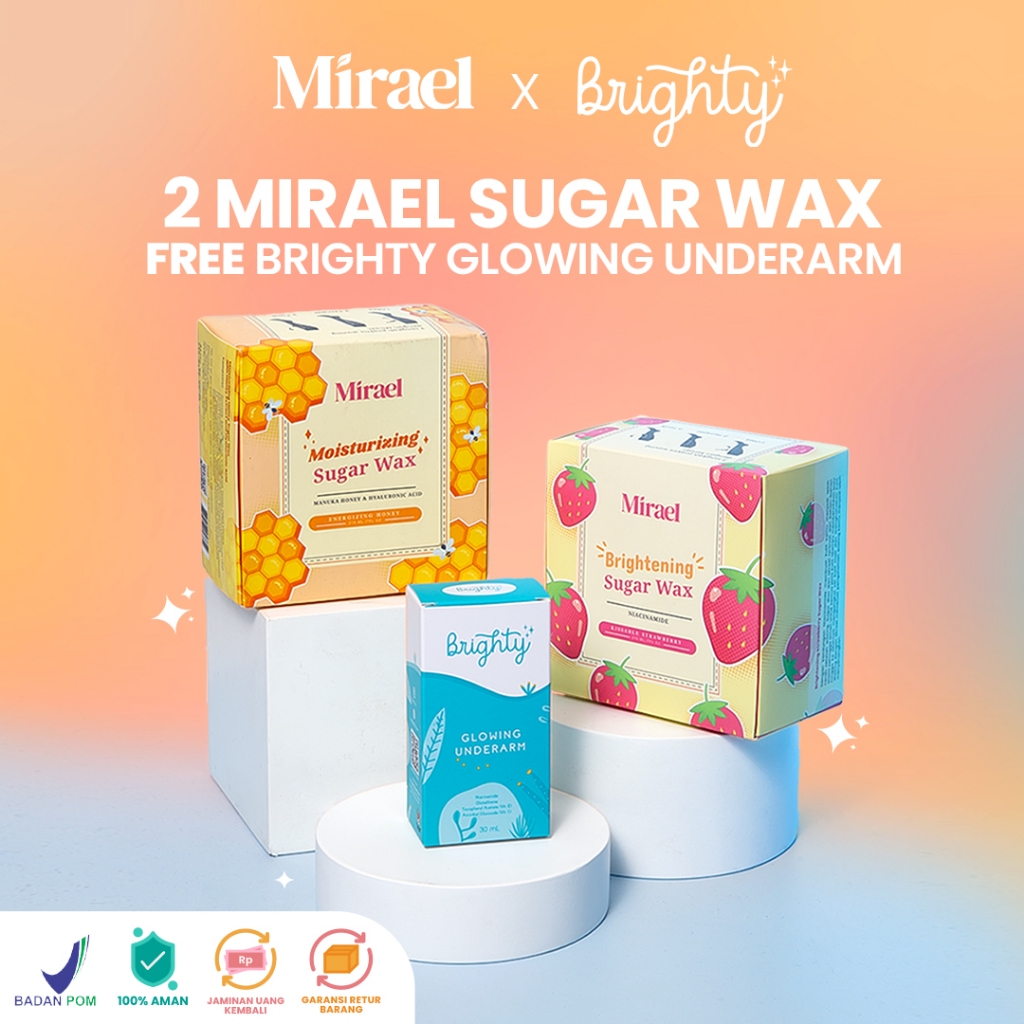 Jual [PROMO BUY 2 SUGAR WAX GET 1 BRIGHTY] Mirael Brightening