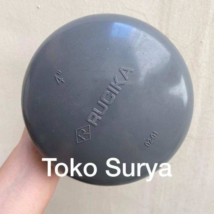 Jual Dop Tutup pipa polos Cap PVC Rucika 4