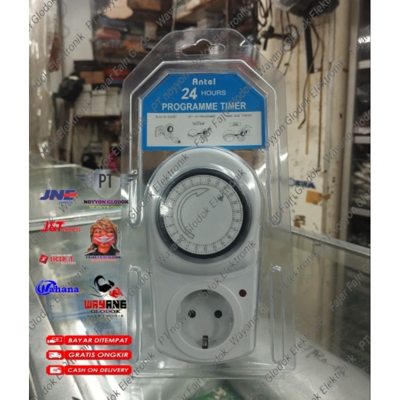 Jual program timer 24 hours timer listrik analog manual shopee indonesia