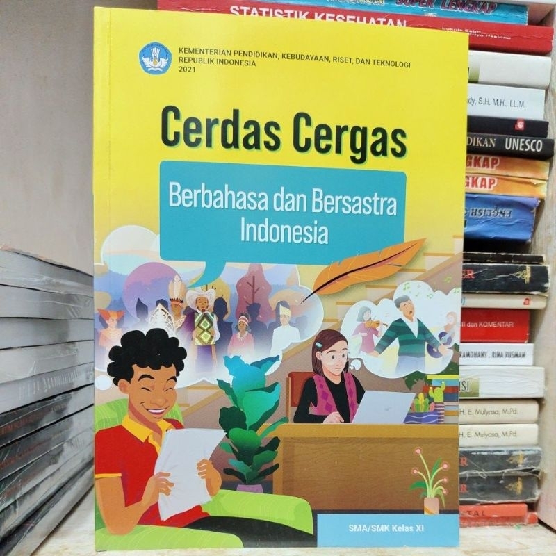 Jual Cerdas Cergas Berbahasa Dan Bersastra Indonesia Kelas 11 SMA Edisi ...