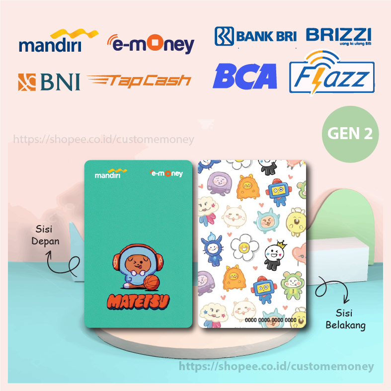 Jual KARTU EMONEY DESIGN CUSTOM KPOP TRUZ MATETSU TREASURE KARTU ETOLL ...