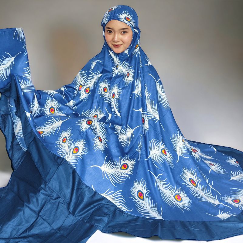 Jual Mukena Bali Jumbo Dewasa Rampel Jumbo Ameena | Shopee Indonesia