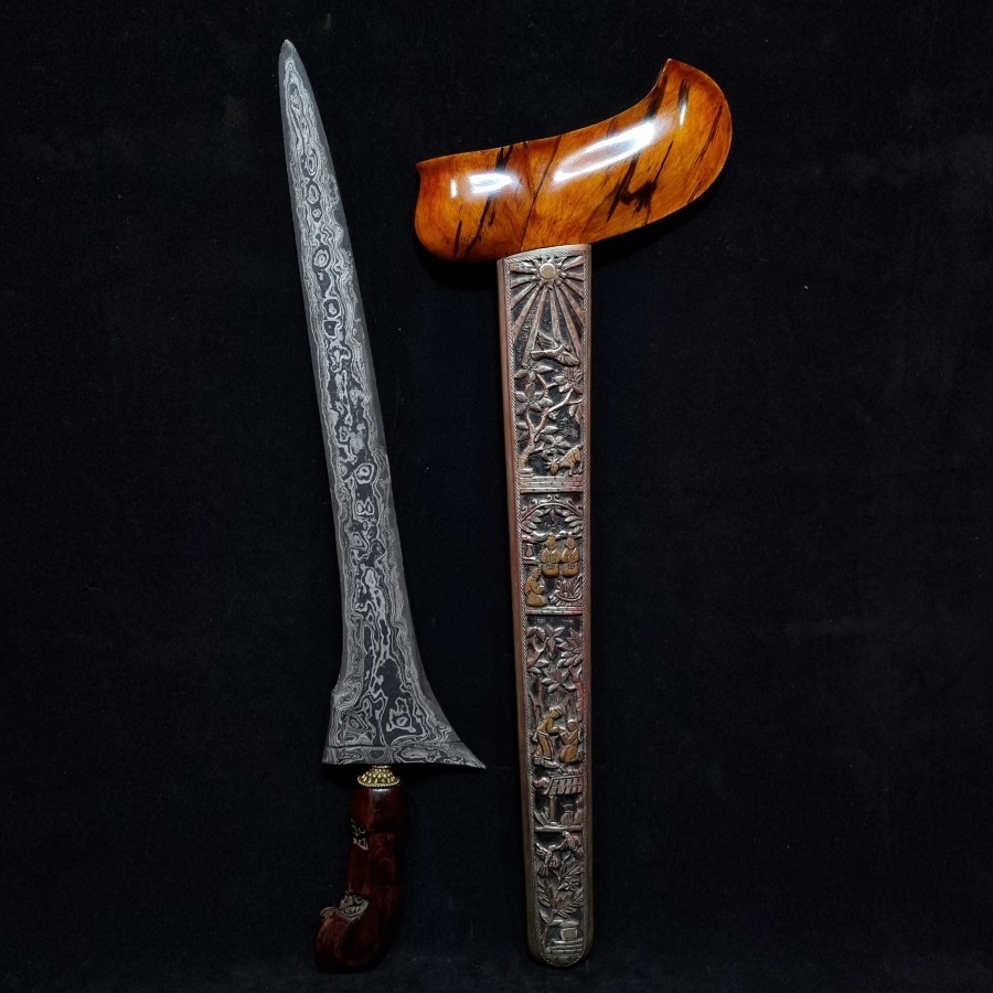 Jual Keris Jenggala TUS Gumbeng Pamor Raja Kamkam Kuno Sepuh Tua ...