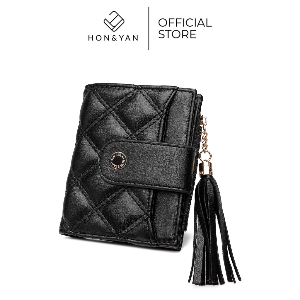 Jual HONYAN Dompet Wanita Lipat Import Wallet Wanita Card Holder Cewek Oriana Short Wallet