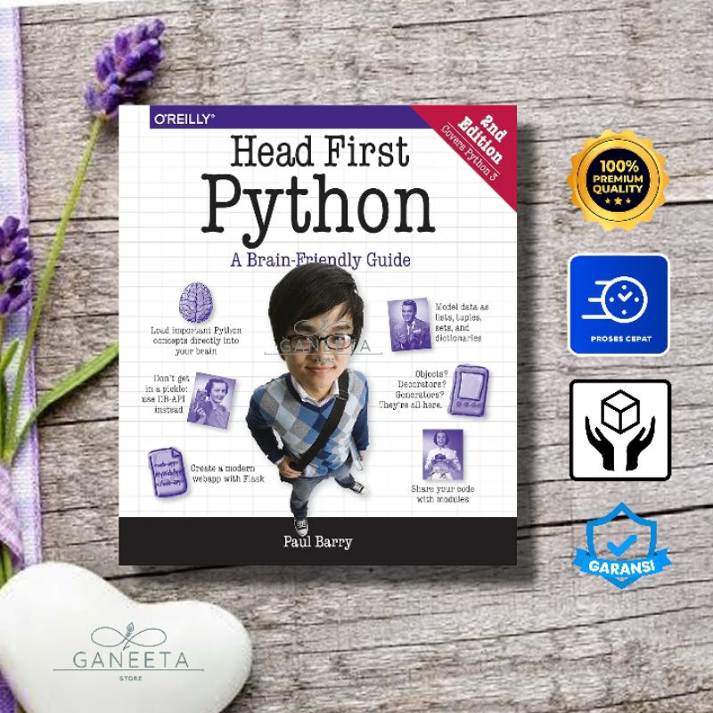 Jual [Hard Cover] Head First Python A Brain Friendly Guide 2nd Edition ...