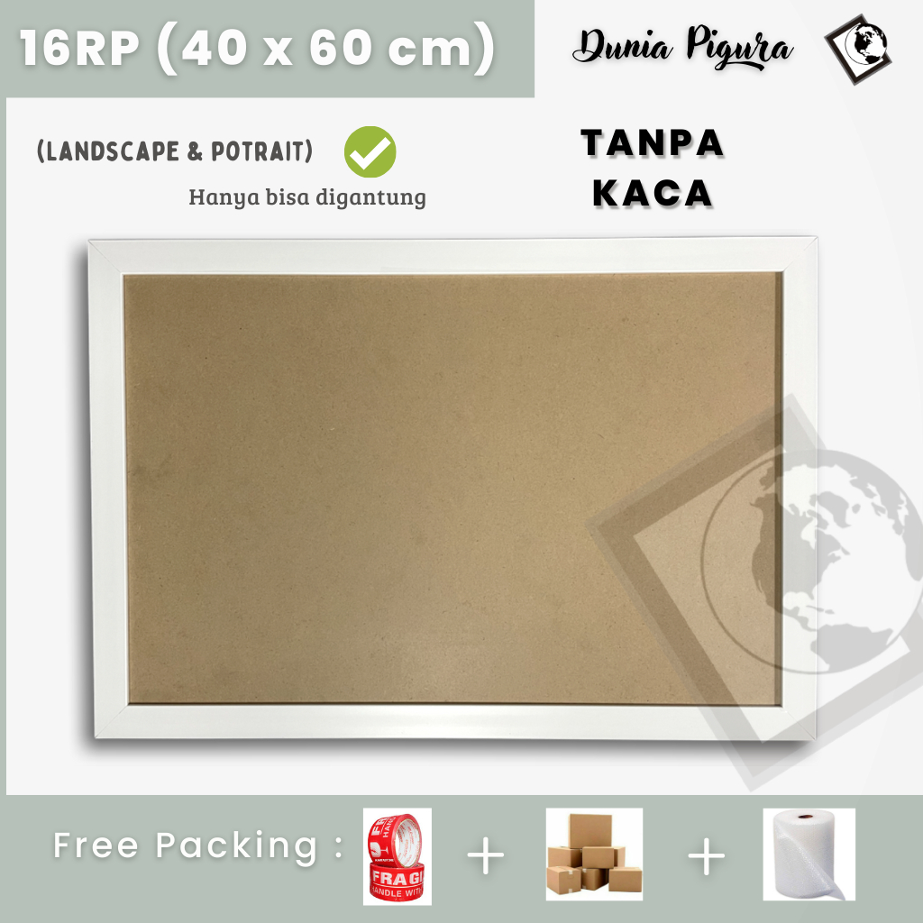 Jual [Instant] Bingkai Foto 16RP (40 x 60 cm) TANPA KACA | Minimalis ...