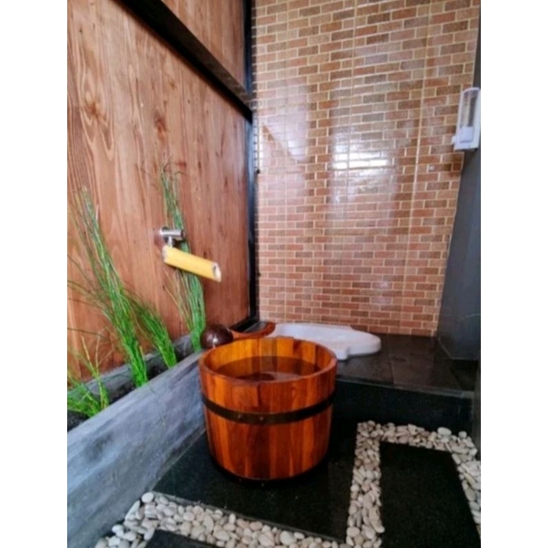 Jual ember kayu 40/30/ ember kayu jati Diameter 30/40 | Shopee Indonesia