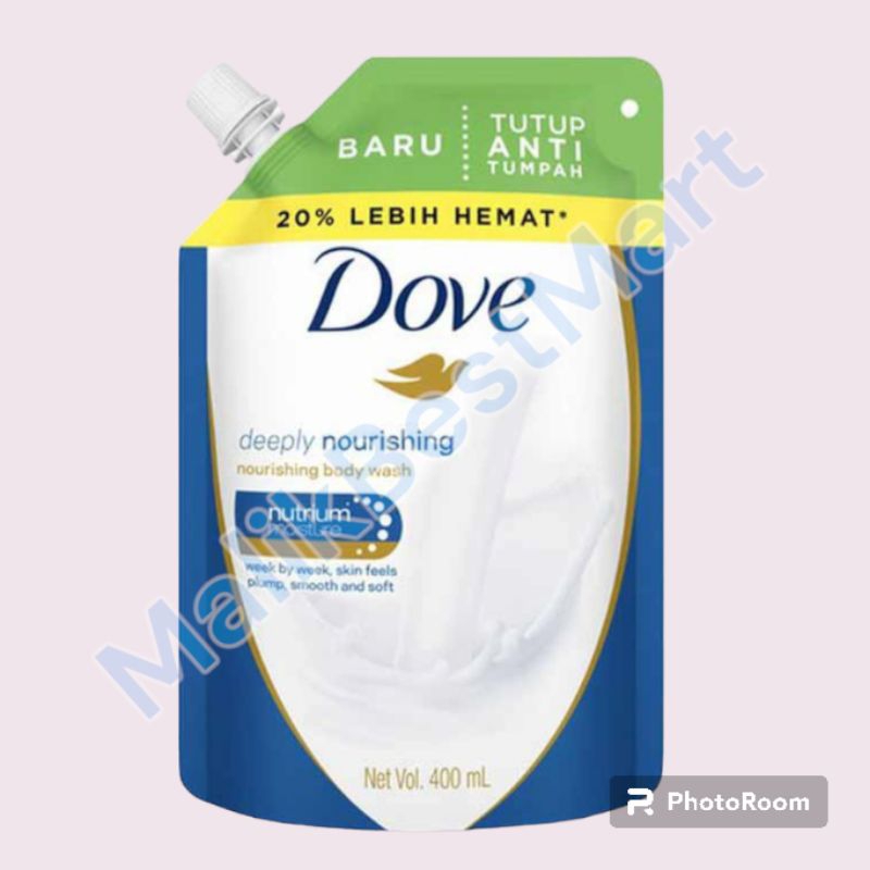 Jual Dove Body Wash Deeply Nourishing 400 Ml | Shopee Indonesia