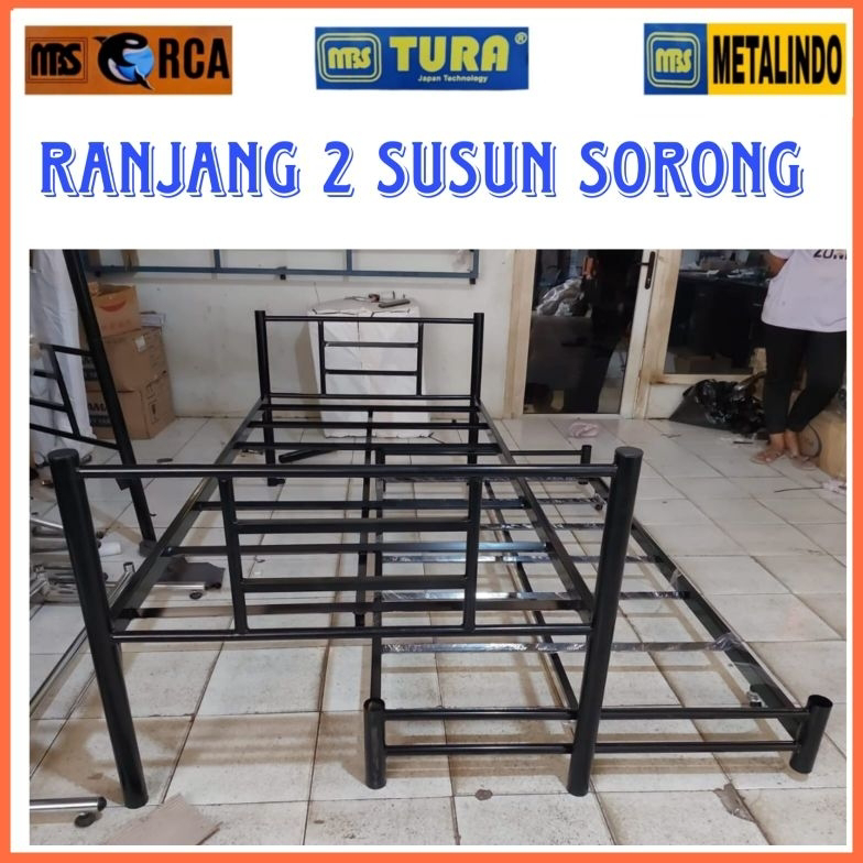 Jual RANJANG SUSUN MBS BUNK BED RANJANG SUSUN BESI TEMPAT TIDUR BESI ...