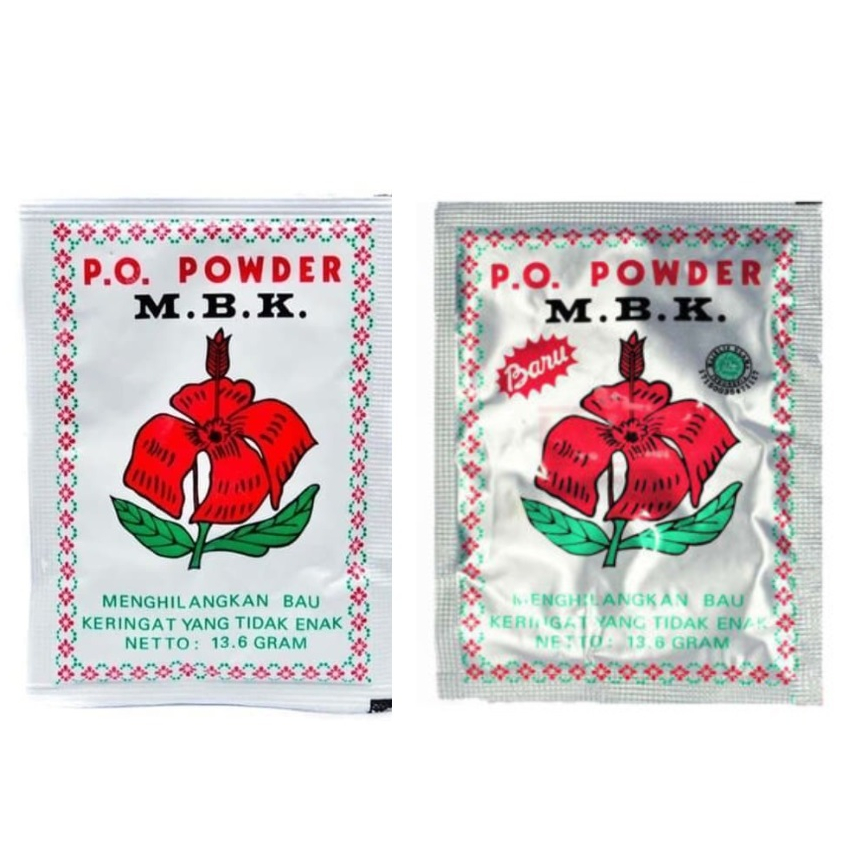 Jual ☘️ CHAROZA ☘️ MBK PO Powder Sachet | MBK Bedak Ketiak Sachet 13.6 ...