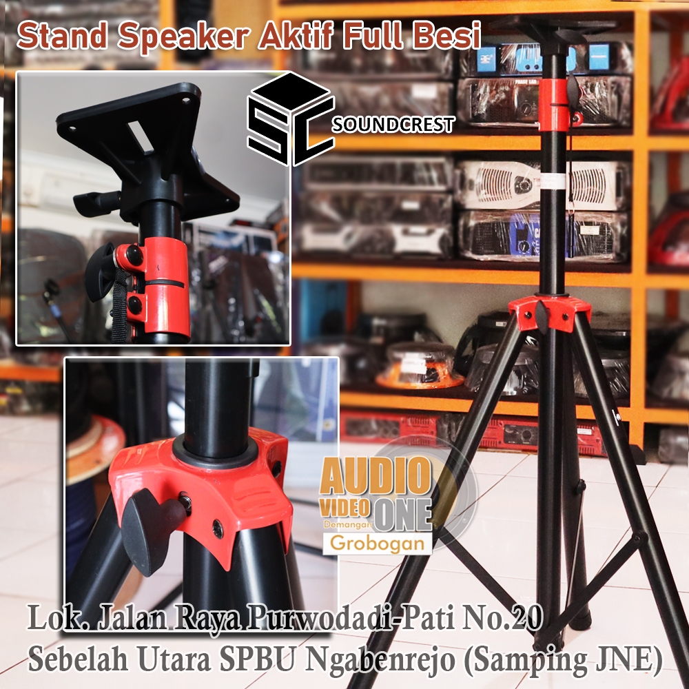 Jual Stand Speaker Full Besi Soundcrest S-16 Original Tiang Speaker ...