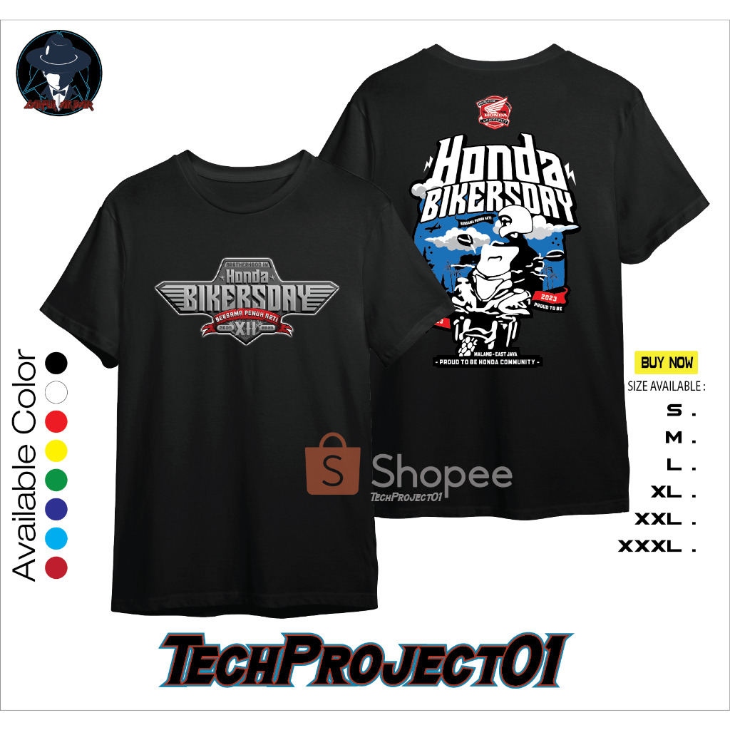 Jual Tshirt Kaos Honda Bikers Day Nasional Malang Jawa Timur Best Quality Shopee Indonesia