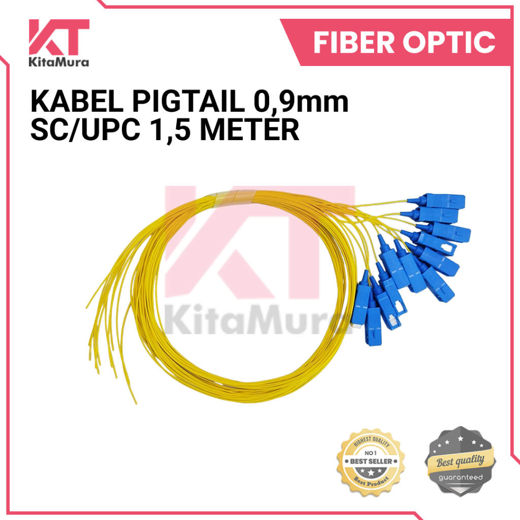 Jual Pigtail SC UPC Panjang 1,5M || Pigtail SC/UPC 0.9 mm Single Mode ...