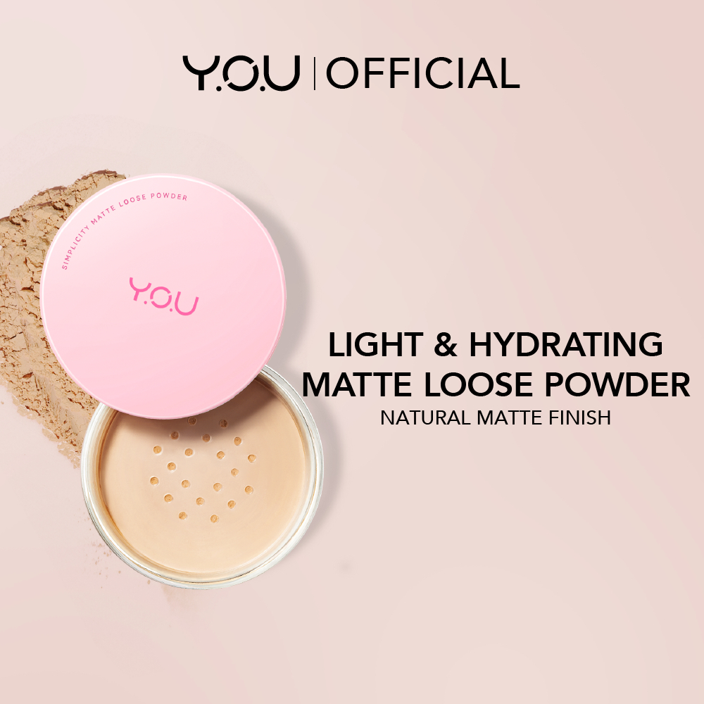Jual YOU Simplicity Matte Loose Powder | Bedak Tabur | Sebum Control ...