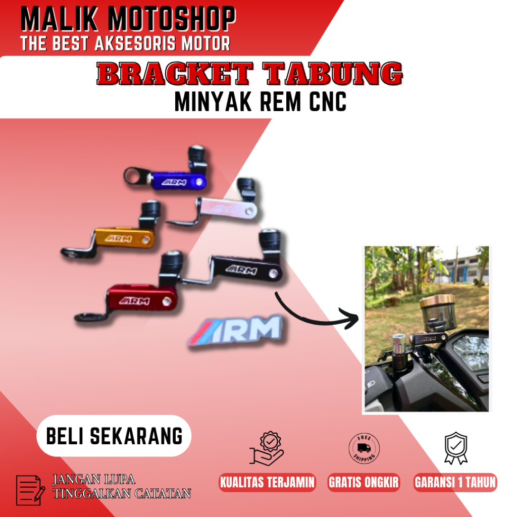 Jual Breket Tabung Minyak Rem Arm Bracket Tabung Cnc Master Rem Depan