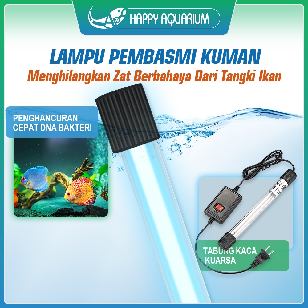 Jual Lampu UV 3/7/13 watt Tangki Ikan UV Sterilisasi Lampu ultraviolet