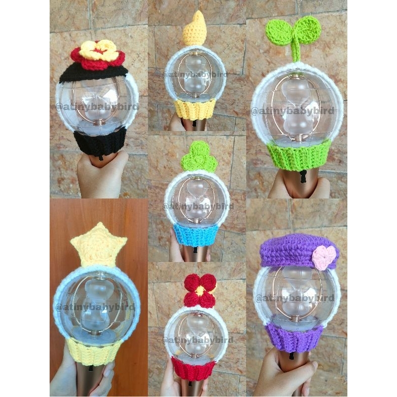 Jual lightiny ver 2 head cover light stick ateez rajut hehetmon teezmon ...