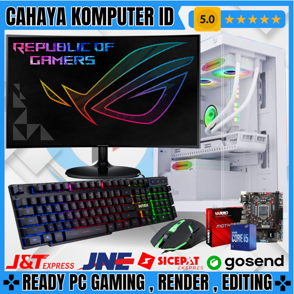 Jual Pc Gaming Editing Intel Core I F Ram Gb Ssd Gb Vga Gtx Gb Monitor Samsung