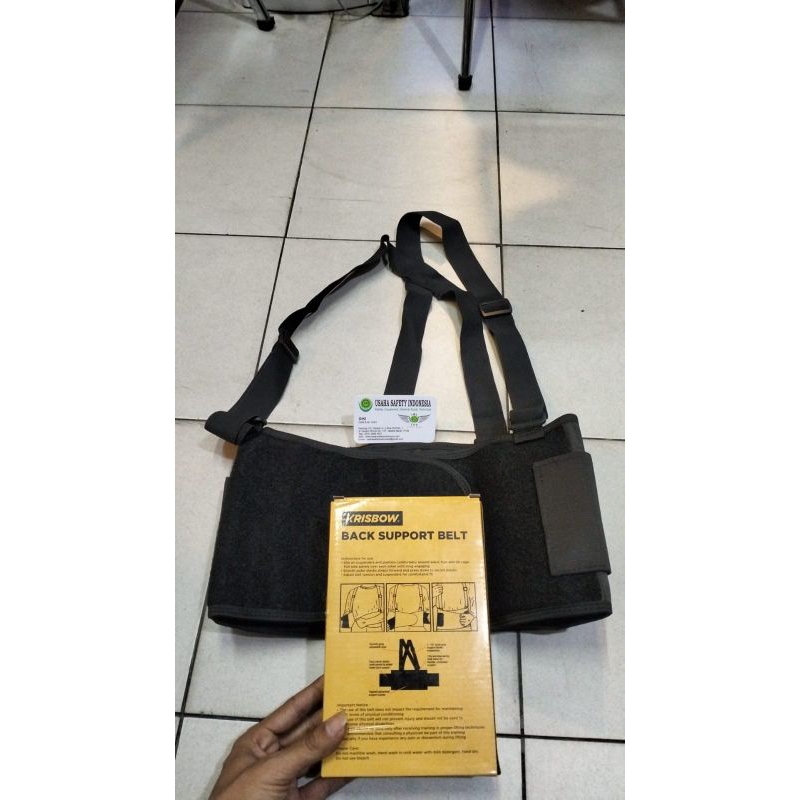 Jual Safety Belt Back Support Krisbow / Backsupport Krisbow Shopee