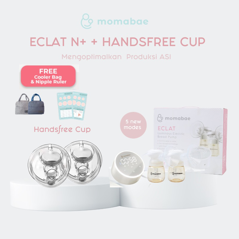 Jual Momabae Eclat N Free Cooler Bag Handsfree Cup Bundling Double