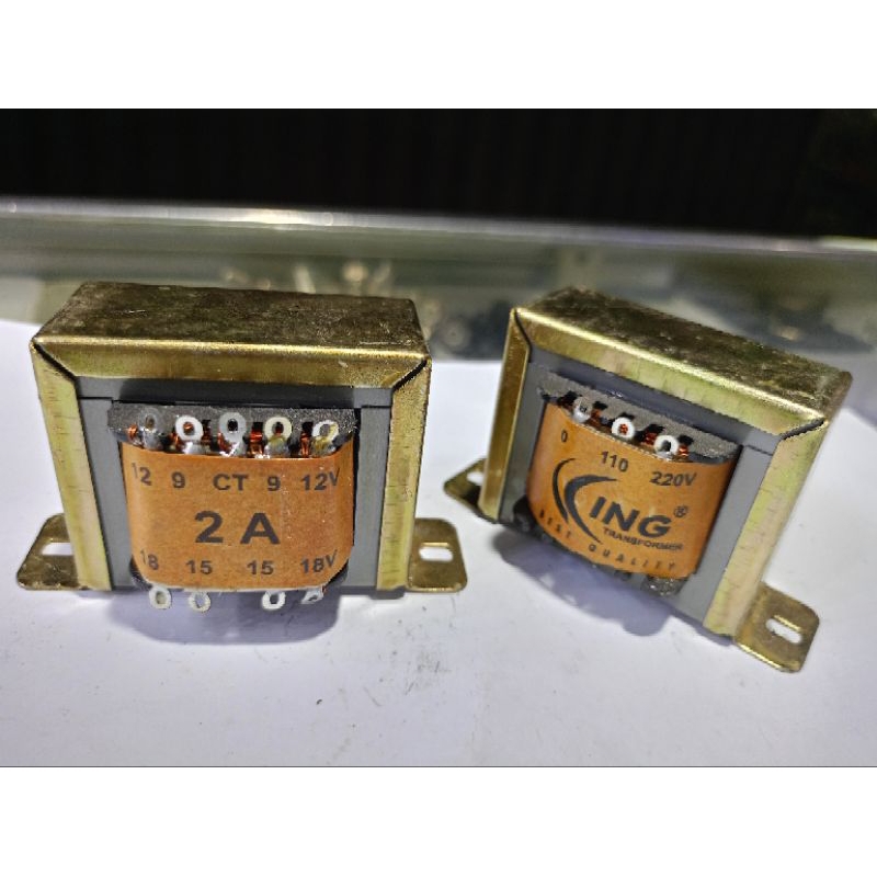 Jual TRAFO 2 A CT 9/12/15/18 VOLT MERK KING | Shopee Indonesia