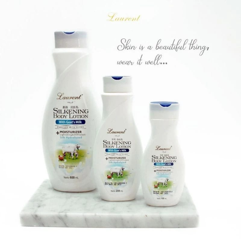 Jual LAURENT Silkening Body Lotion 200ml dan 250ml Shopee Indonesia