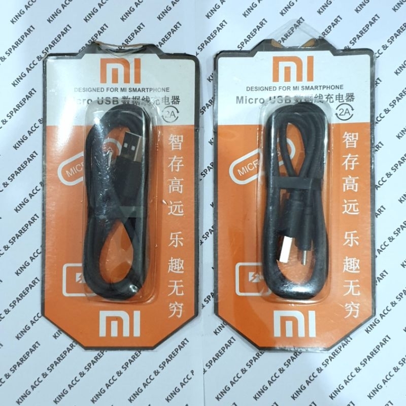 Jual KABEL DATA XIAOMI 2A MICRO USB FAST CHARGING QUICK CHARGE HP ...