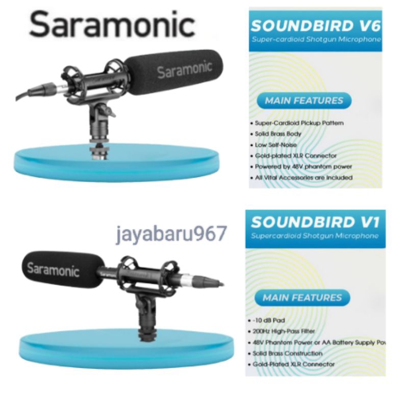Jual SARAMONIC SOUNDBIRD V1/V6/ T3/T3L/Super Cardiodi Shotgun ...