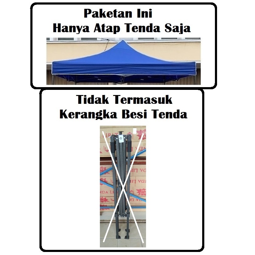 Jual Atap Tenda 2.5x2.5 Bahan Polyester 1080D | Shopee Indonesia