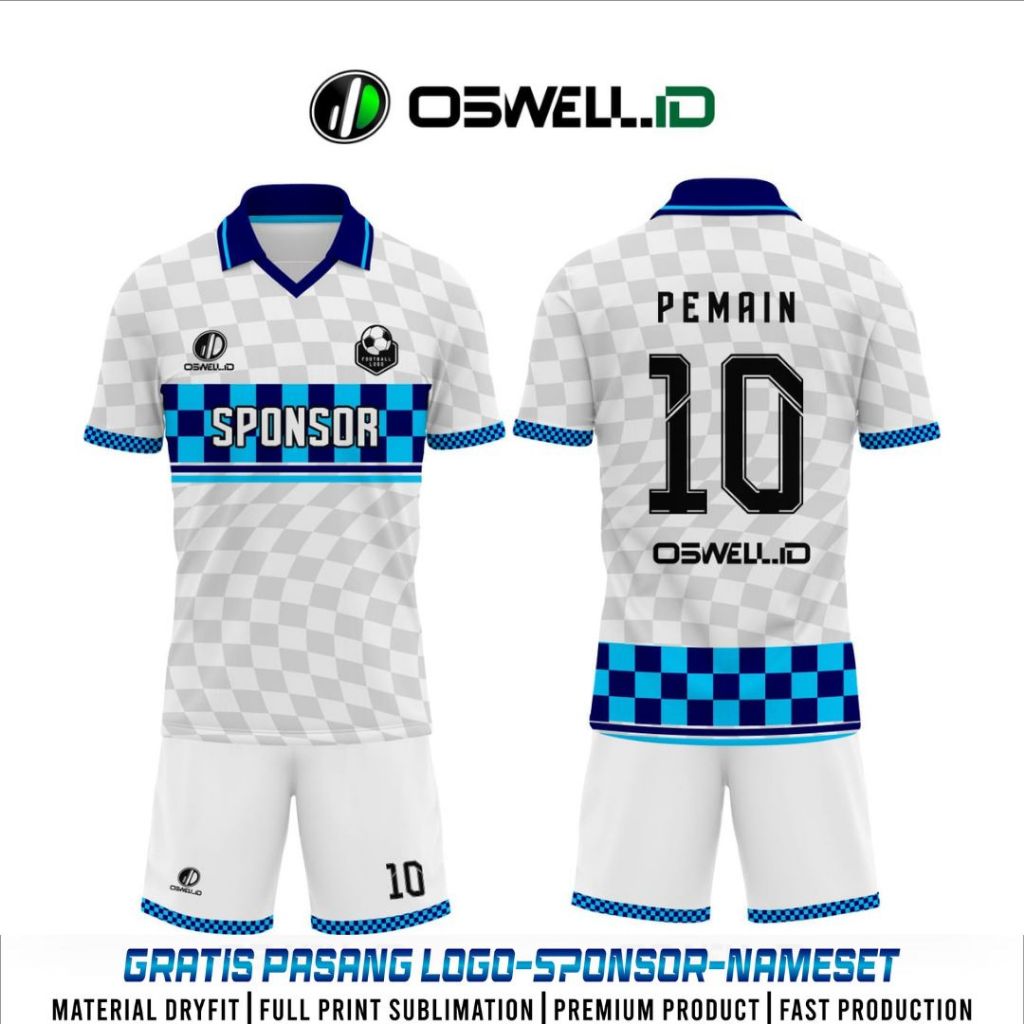 Jual BAJU JERSEY FUTSAL DAN SEPAK BOLA FREE CUSTOM FULL PRINTING