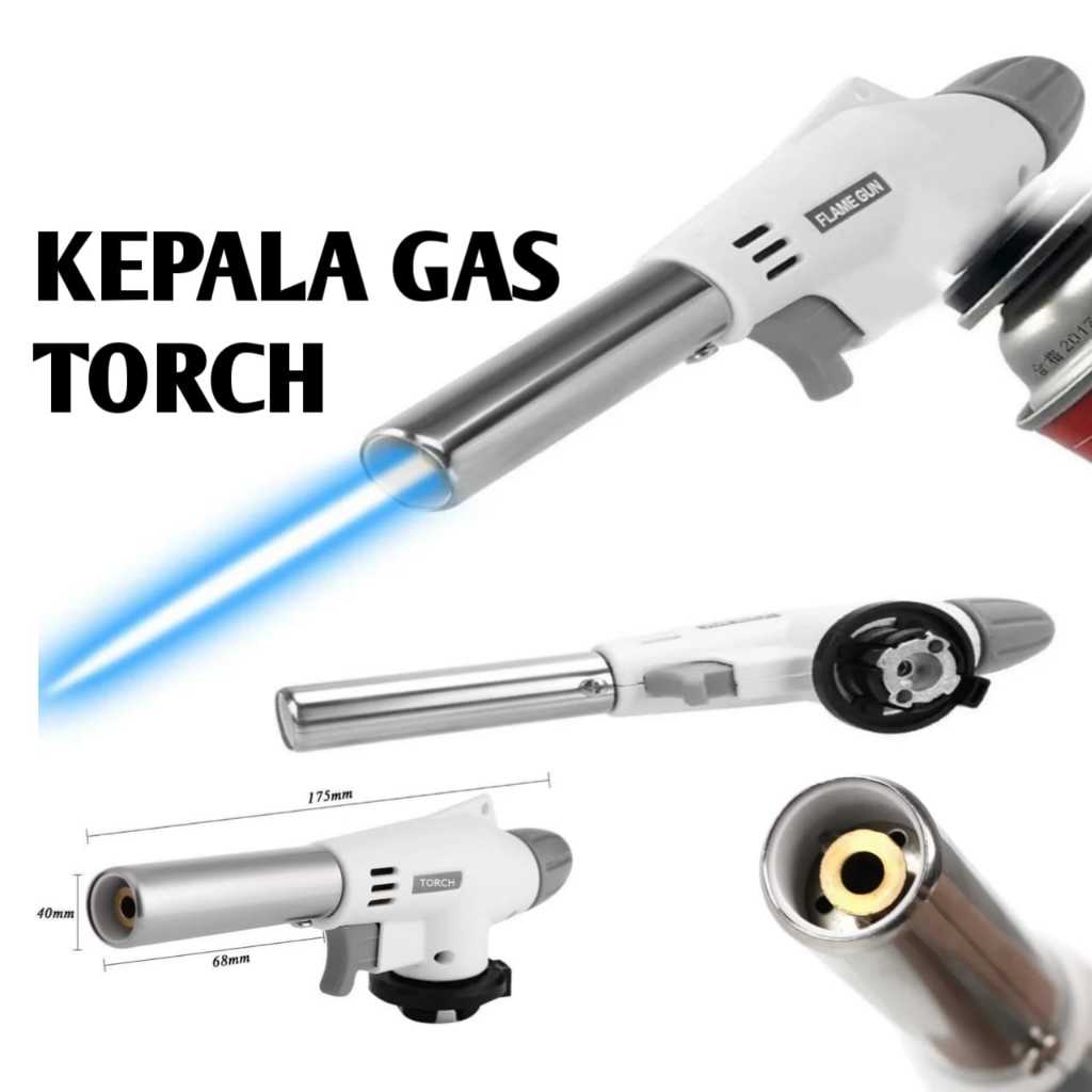 Jual Kepala Gas Torch Kaleng Tabung Portable Flame Gun Las Api Pemantik ...