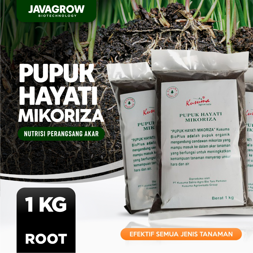 Jual JAVAGROW - Pupuk Hayati Akar Mikoriza Kusuma Bioplus 1KG | Shopee ...