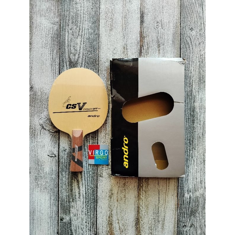 Jual Andro CS V carbon off++kayu bet pingpong Andro CSV carbon 100 ...