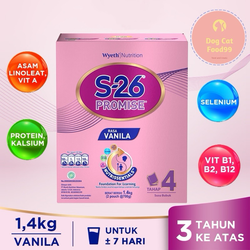Jual S-26 PROCAL PROMISE 1400gr (TAHAP 3 / TAHAP 4) (1-3 tahun / 3 ...