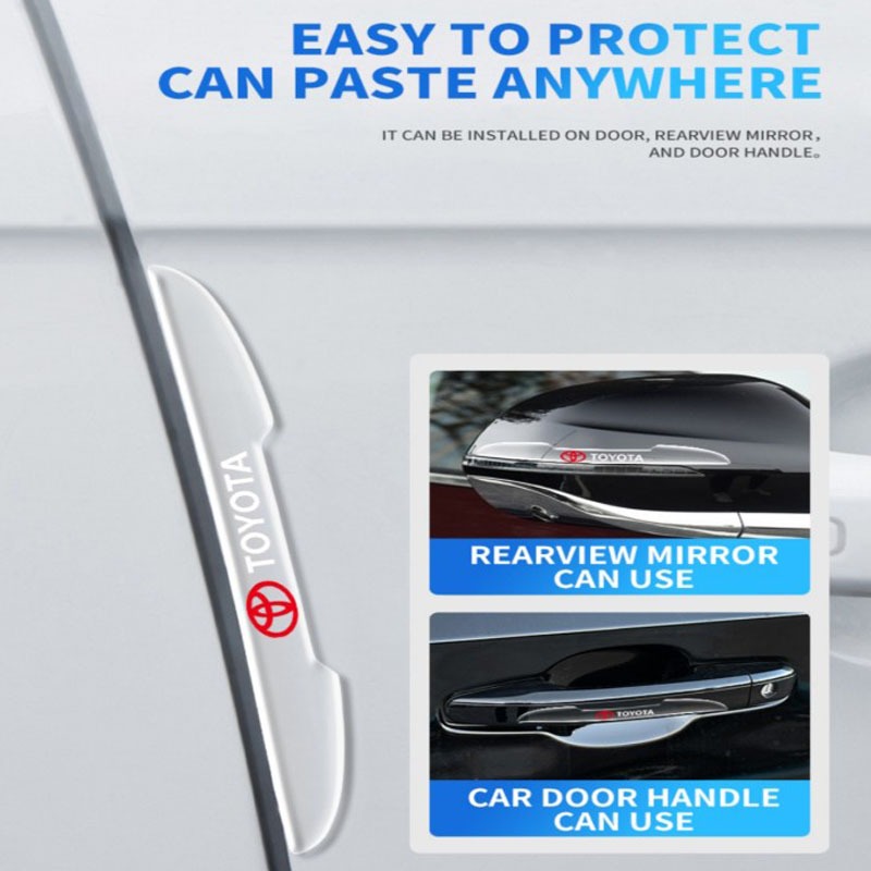 Jual 4pcs sticker stiker pelindung pintu Spion body mobil anti gores ...