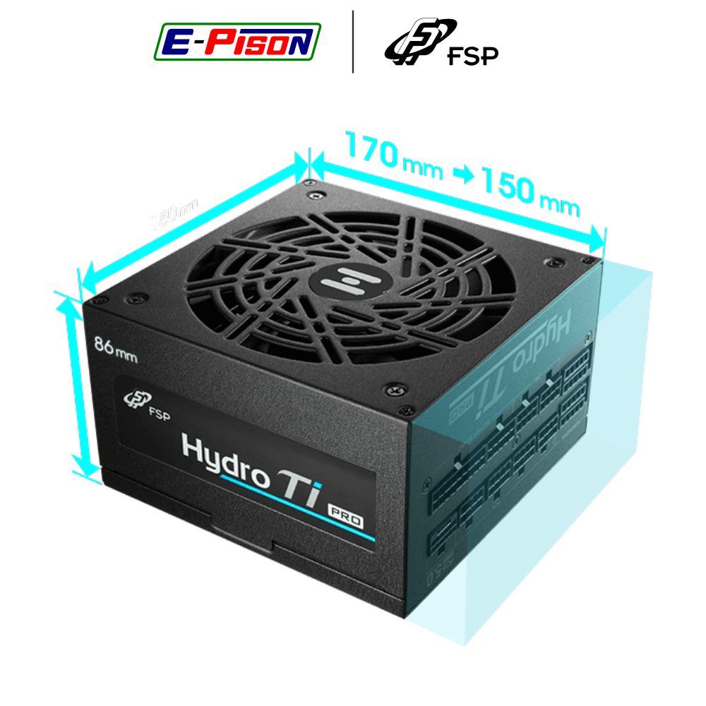 Jual PSU 1000 watt 80+ Titanium | FSP Hydro Ti PRO 1000W ATX3.0 12VHPWR ...