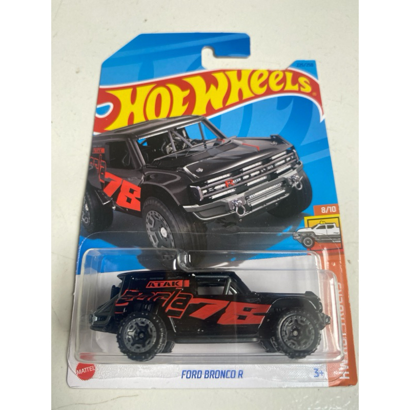 Hot Wheels Ford Bronco 4x4, Modellino Auto Giocattolo In Scala 1:64, Veicolo Off-road, Colori E Decorazioni Assortite