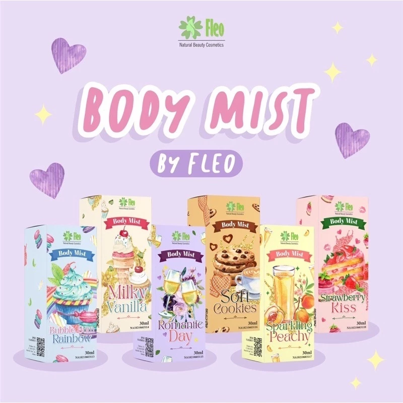 Parfum Body Mist Fleo 30ml BPOM Pengharum Seluruh Badan | AutoStock