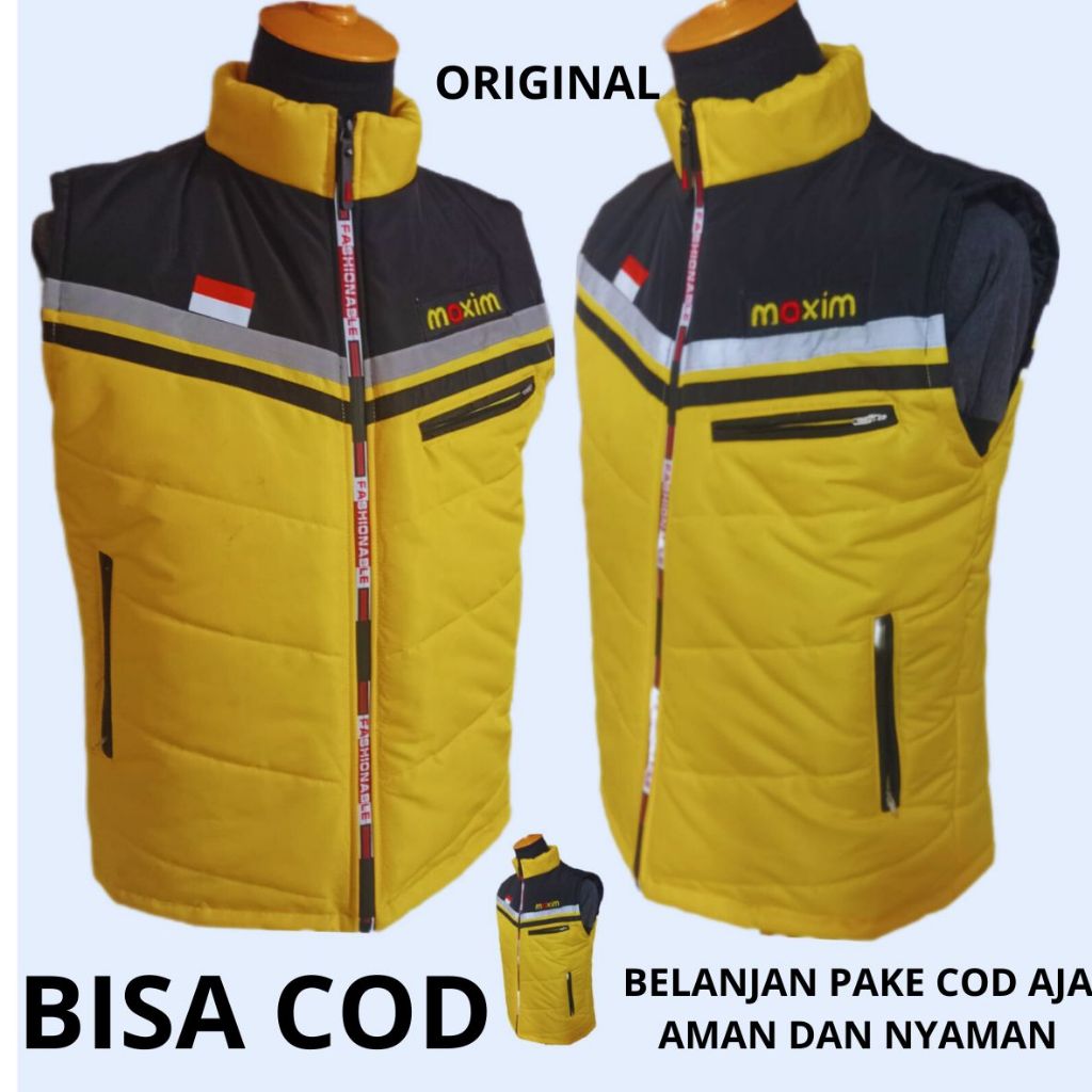 Jual Rompi maxim ojol driver rompi pria transportasi online rompi pria ...