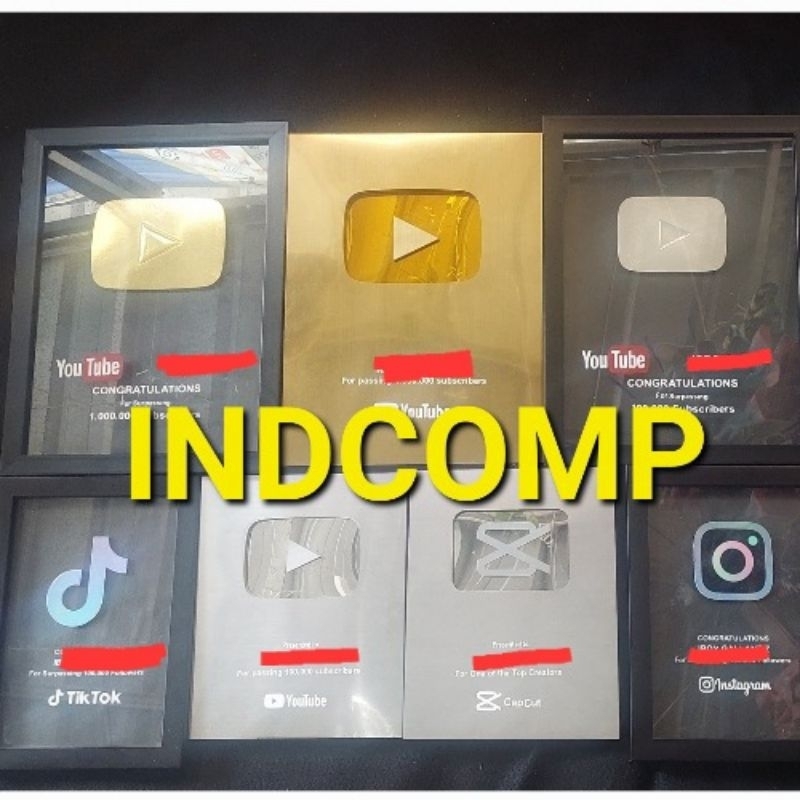 Jual Silver Play Button Gold Play Button Shopee Indonesia
