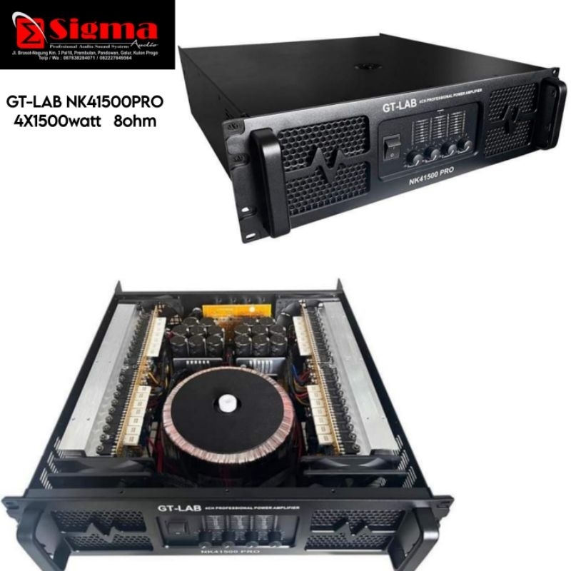 Jual POWER AMPLIFIER GTLAB NK41500PRO 4 CHANNEL KLAS TD Shopee Indonesia