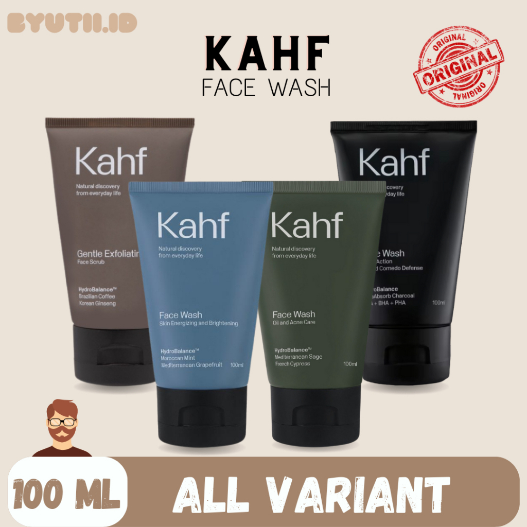 Jual KAHF FACE WASH ALL VARIAN Oil & Acne Care, Skin Energizing