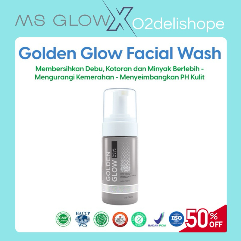 Jual MS GLOW FACIAL WASH / GOLDEN GLOW FACIAL WASH / SABUN WAJAH MS