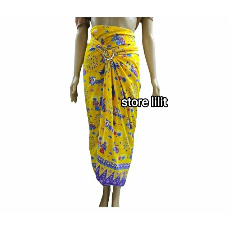 Jual Rok Lilit Batik Motif Ondel Ondel Betawi Shopee Indonesia 2763